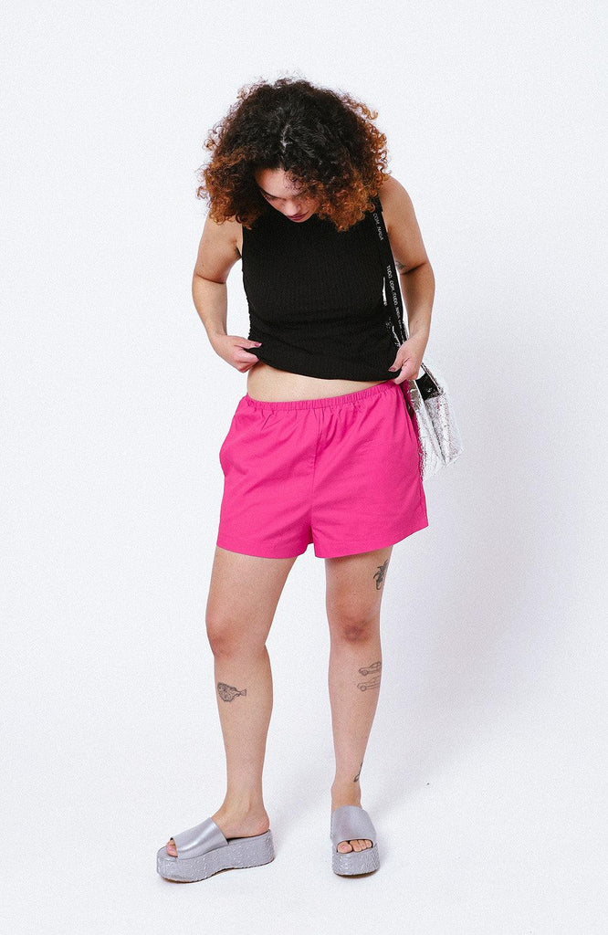 Shorts Boxer Algodão BCI Pink - publikstore